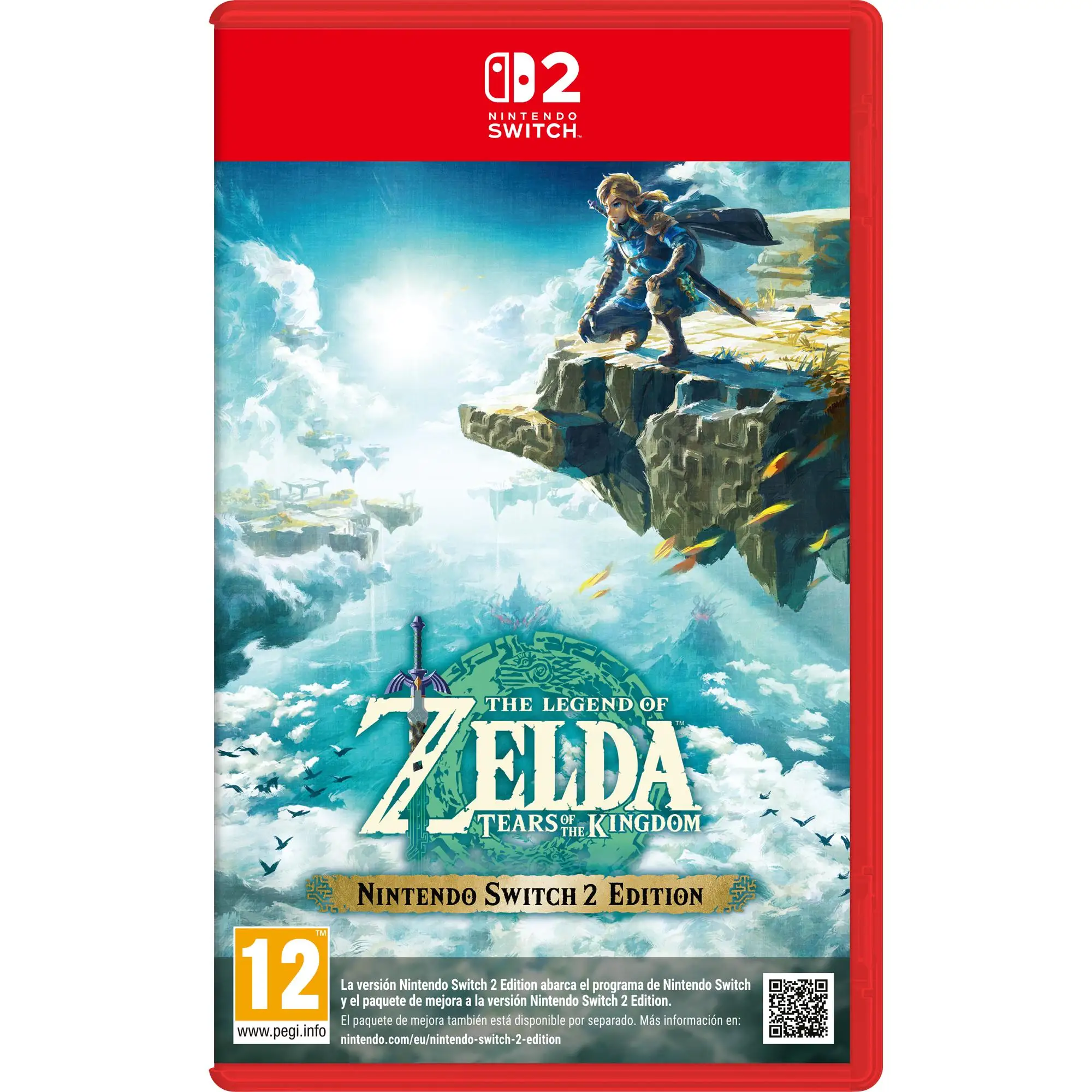 Zelda Tears Of The Kingdom - Nintendo Switch 2 Edition Switch Nuevo-Precintado PAL España
