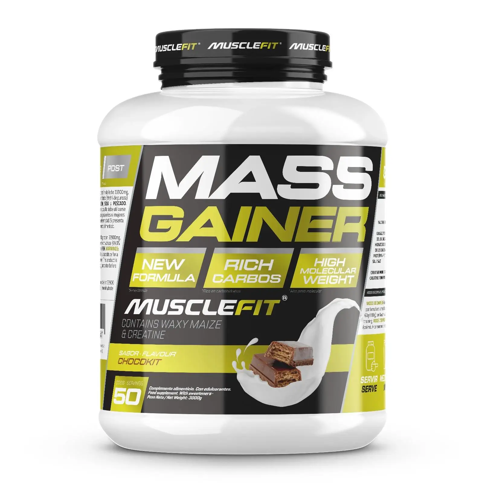 Mass gainer 3kg - musclefit - weight gauges #1