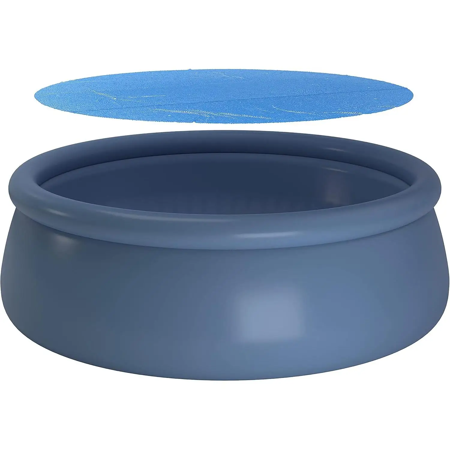 Cubierta solar protector para piscinas. Redonda 3,7 metros de diámetro. Cobertor solar de piscina, 12ft.