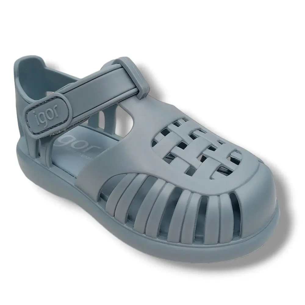 Igor Sandalia Cerrada Cangrejera S10271-225 TOBBY SOLID OCEANO calzado niños De Agua Igor Summer ROYALE CORDONETS