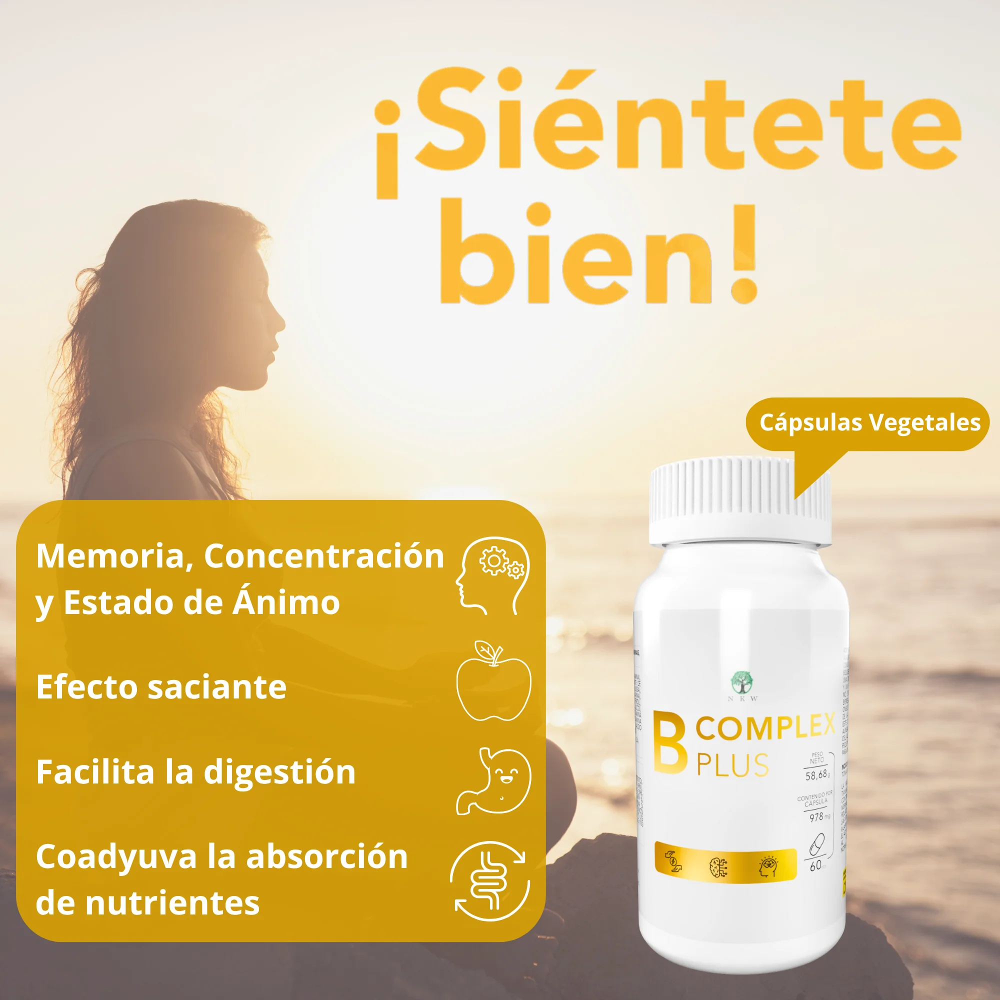 Nature kare wellness vitamin b complex vitamins b, b2, b3, b5, b6, b9, b12 complex vitamin b vitamin d3 vitamin c zinc and magnesium multivitamins men's vitamins women's tablets memory and concentration