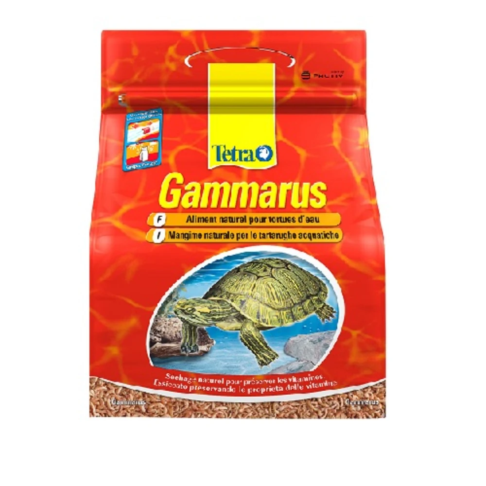 TETRA GAMMARUS Comida Natural para Tortugas Acuáticas - 4 Litros