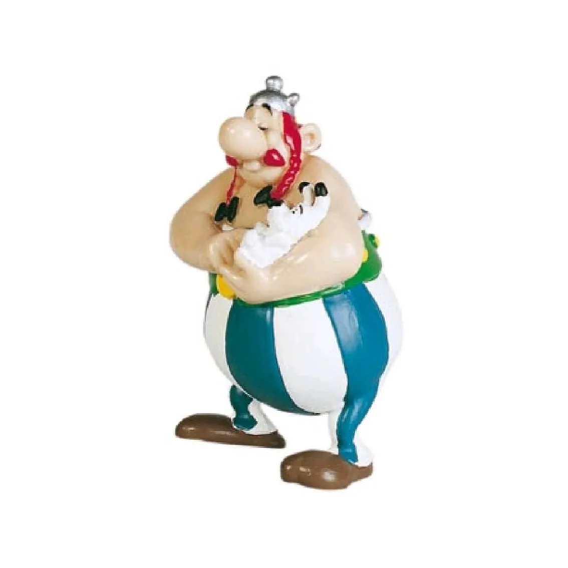 Plastoy asterix & obelix obelix figure with idefix pvc 12 cm