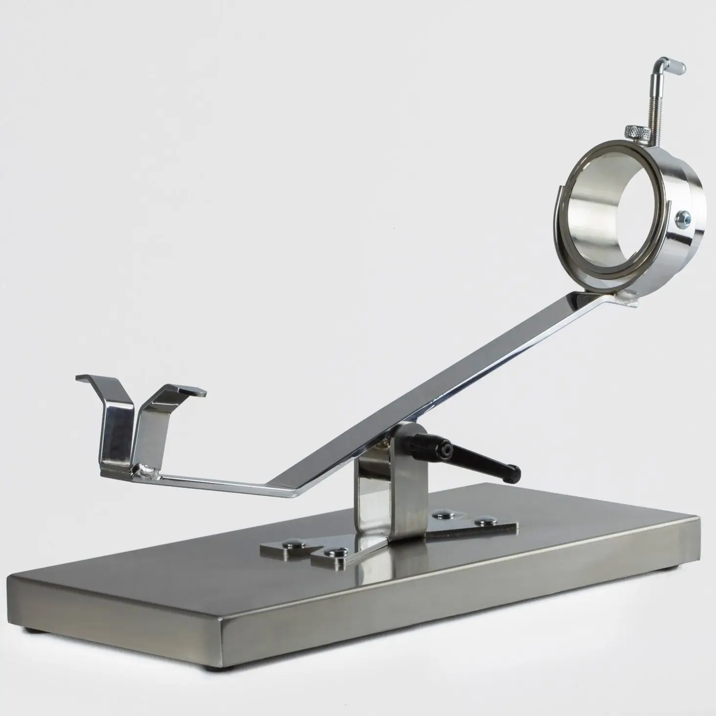 Jamonero Andaluz Basculante Giratorio Profesional  Acero Inoxidable  Corte 360  JAMON-PATANEGRA