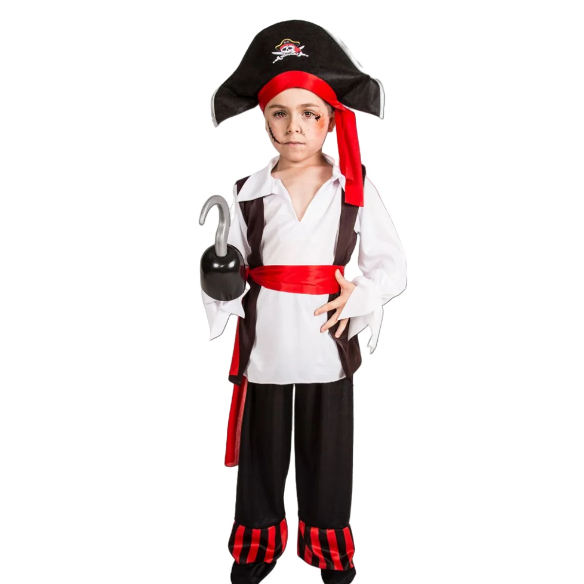 Disfraz de Pirata para Niños, Disfraz para Niños con Sombreros de Pirata, Disfraz de Pirata para Halloween, Fiesta de Piratas, Carnaval