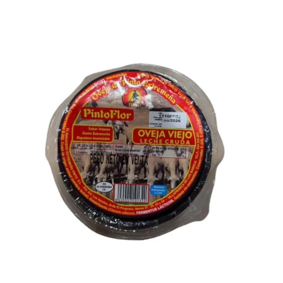 QUESO pinto flor oveja viejo 750-800g(Dado que el producto está cortado a mano, puede haber algunos errores en el peso)