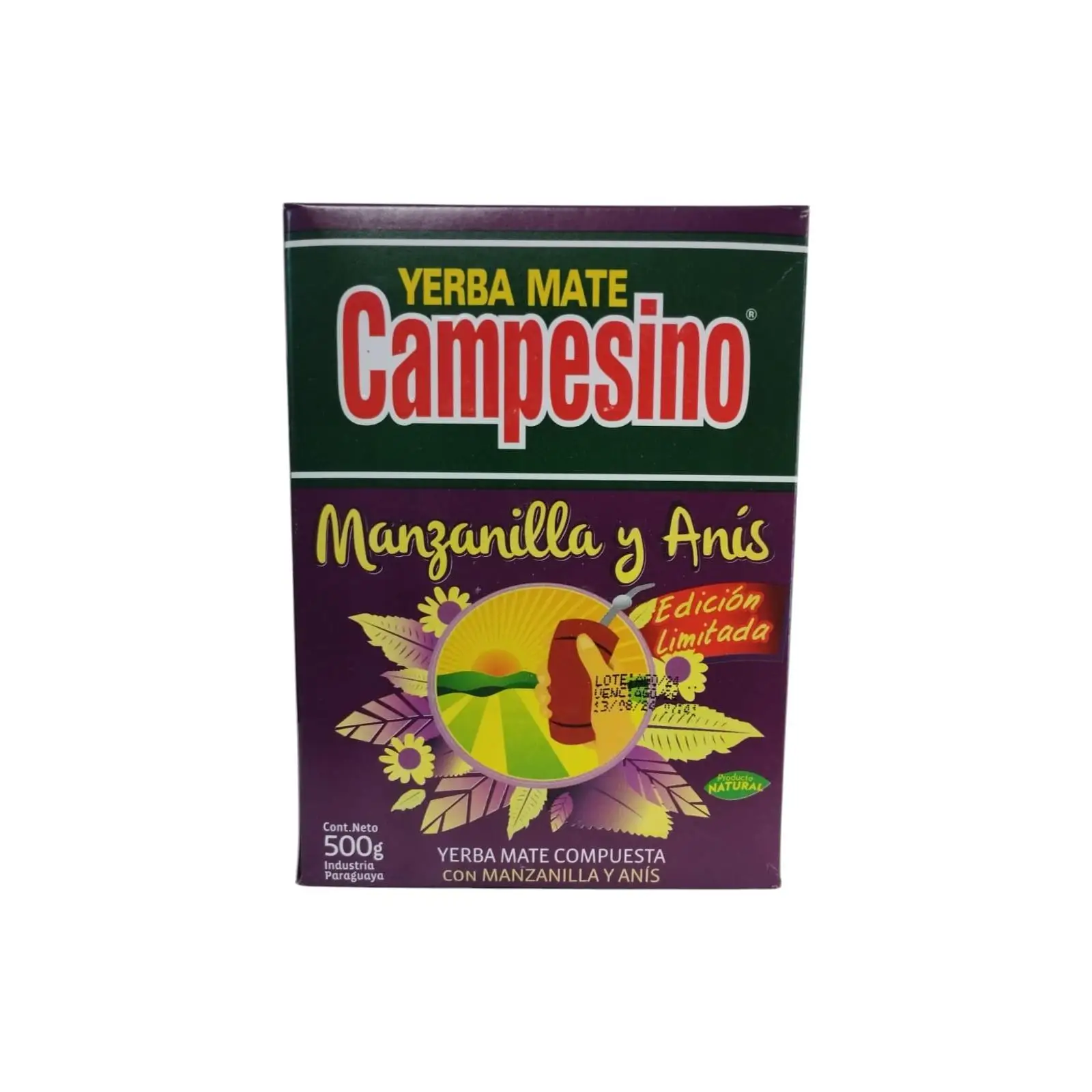 YERBA MATE - CAMPESINO - YERBA MATE MANZANILLA Y ANIS - 500G