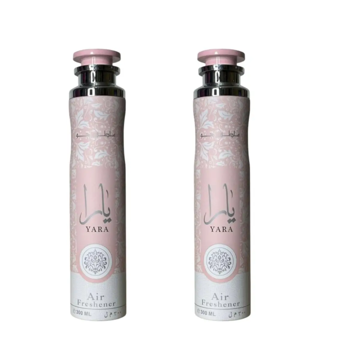 LATTAFA PERFUMES AMBIENTADOR YARA PINK PACK DE 2 UNIDADES, 300ML+300ML 100% ORIGINALES MADE IN DUBAI