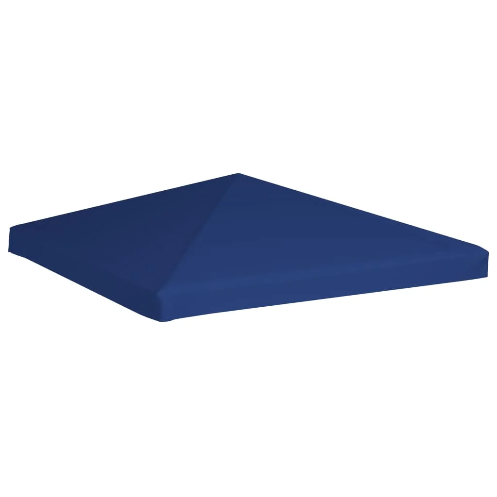 VidaXL gazebo replacement cover 310g/m² top awning dark blue 3x3m