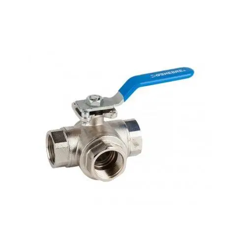 GENEBRE Llave Paso Bola 3 Vias Tipo T 3/4" GENEBRE 3282E05