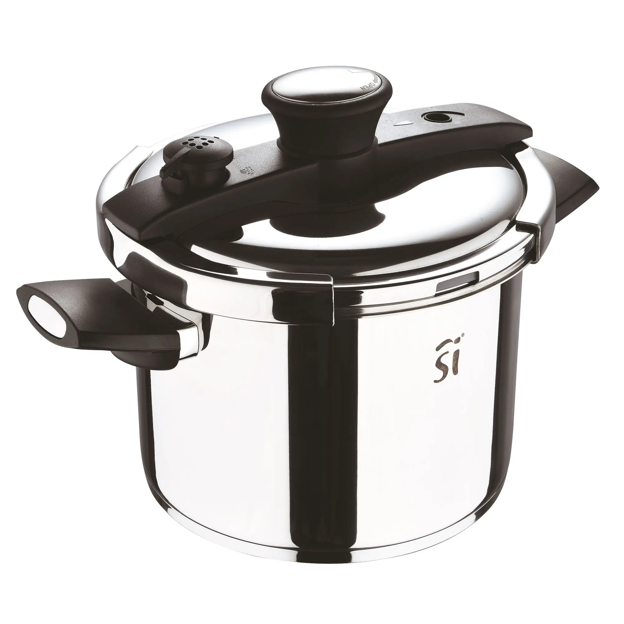 Olla a presión de Ø22cm 6L en acero inoxidable Leon San Ignacio