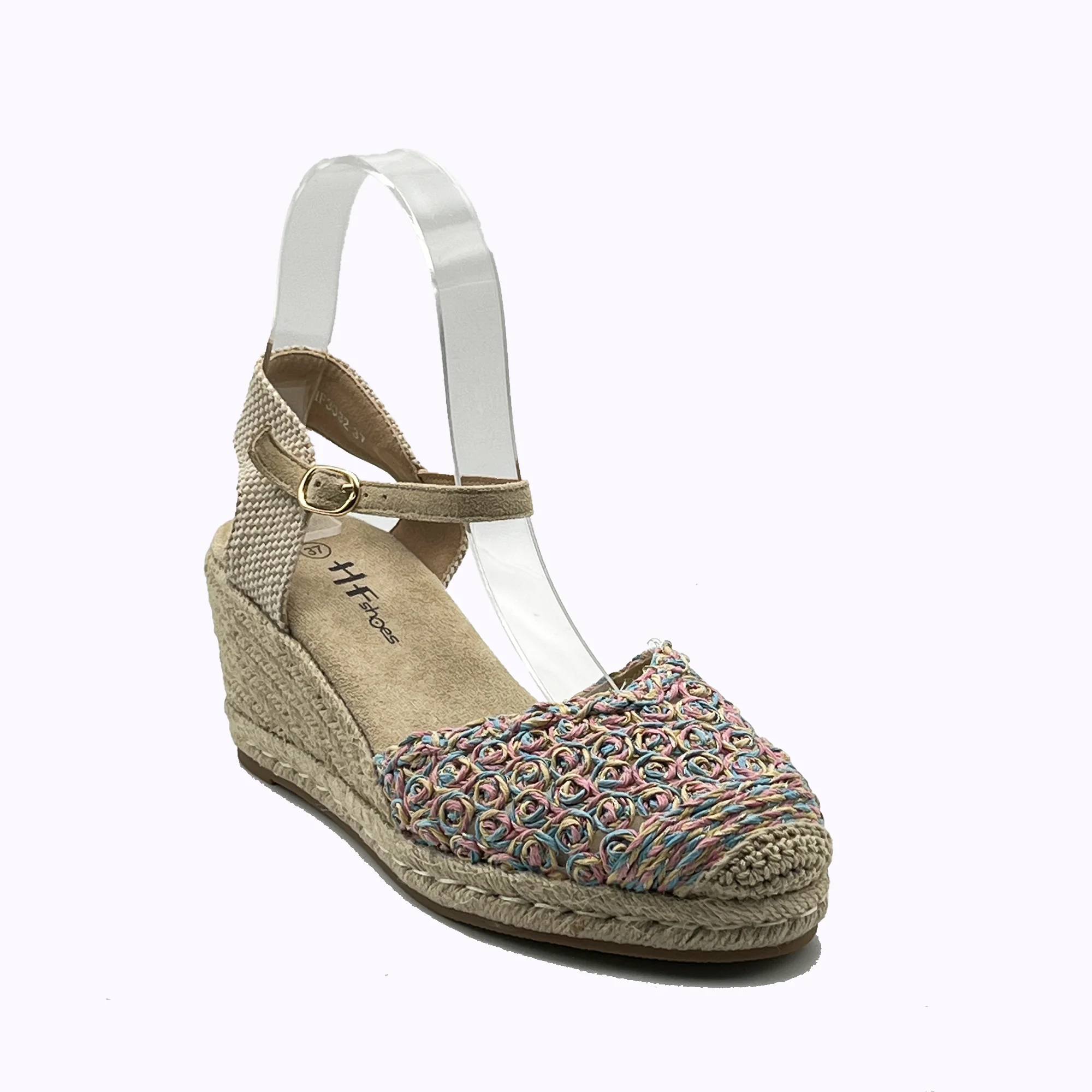 JZ Hermanos Cuña de Esparto Floral Elegante y Cómoda