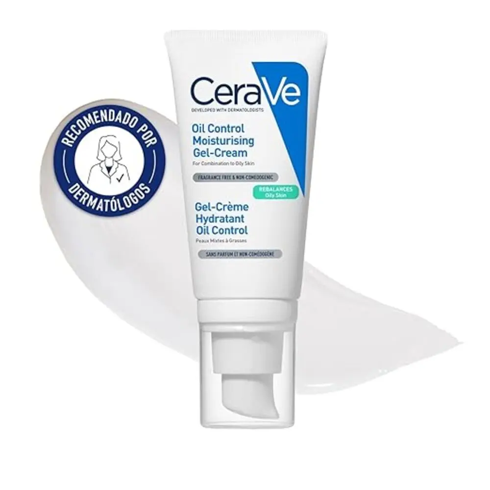 CeraVe Oil Control Gel-moisturizer 52ml | For mixed to oily skin | Moisturizes, refreshes, calms and absorbs excess sebum | Restores the protective barrier of the skin