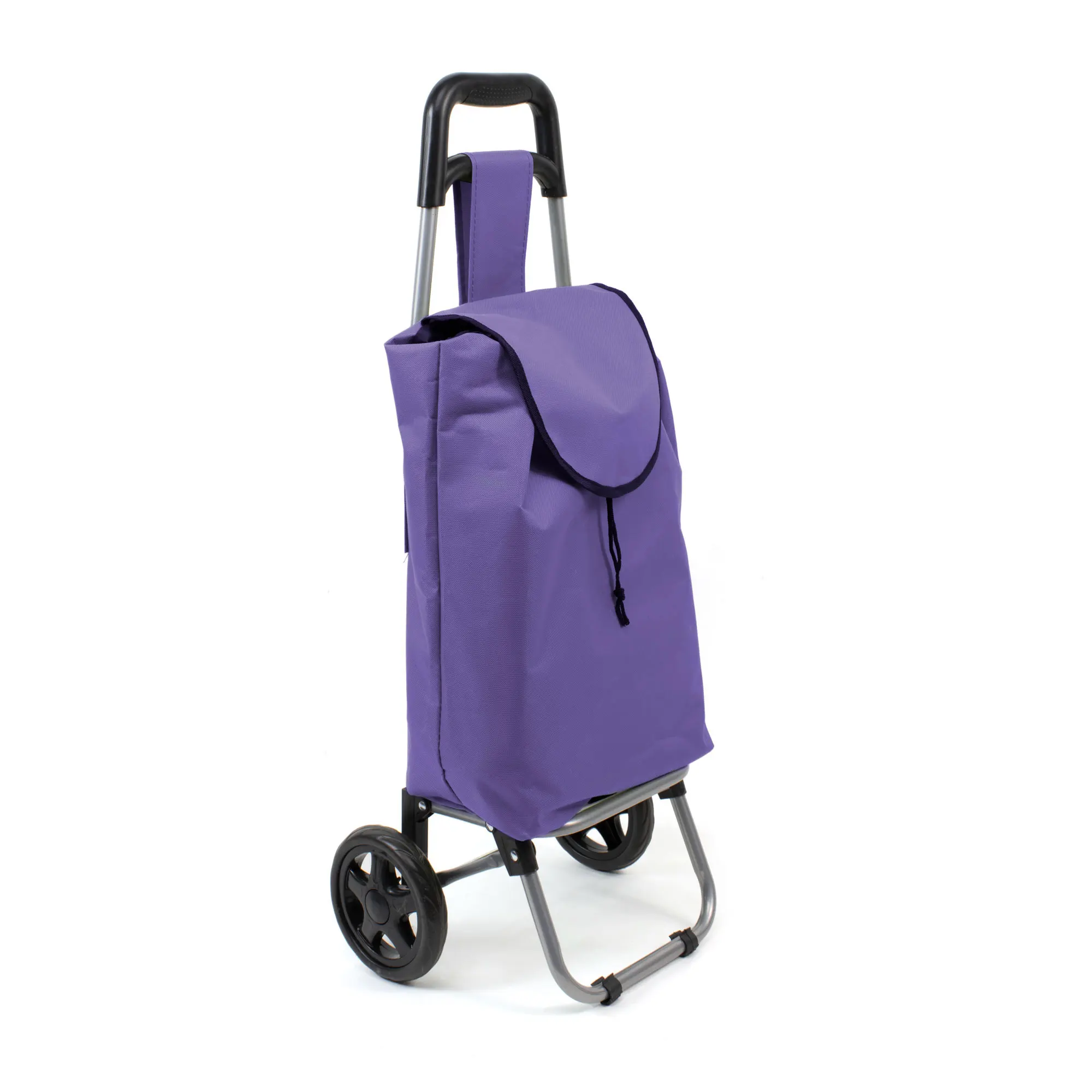 THE SECRET HOME shopping cart with 2 wheels-height: 86 cm x length: 36 cm x deep: 27 cm-large capacity folding cart for storage