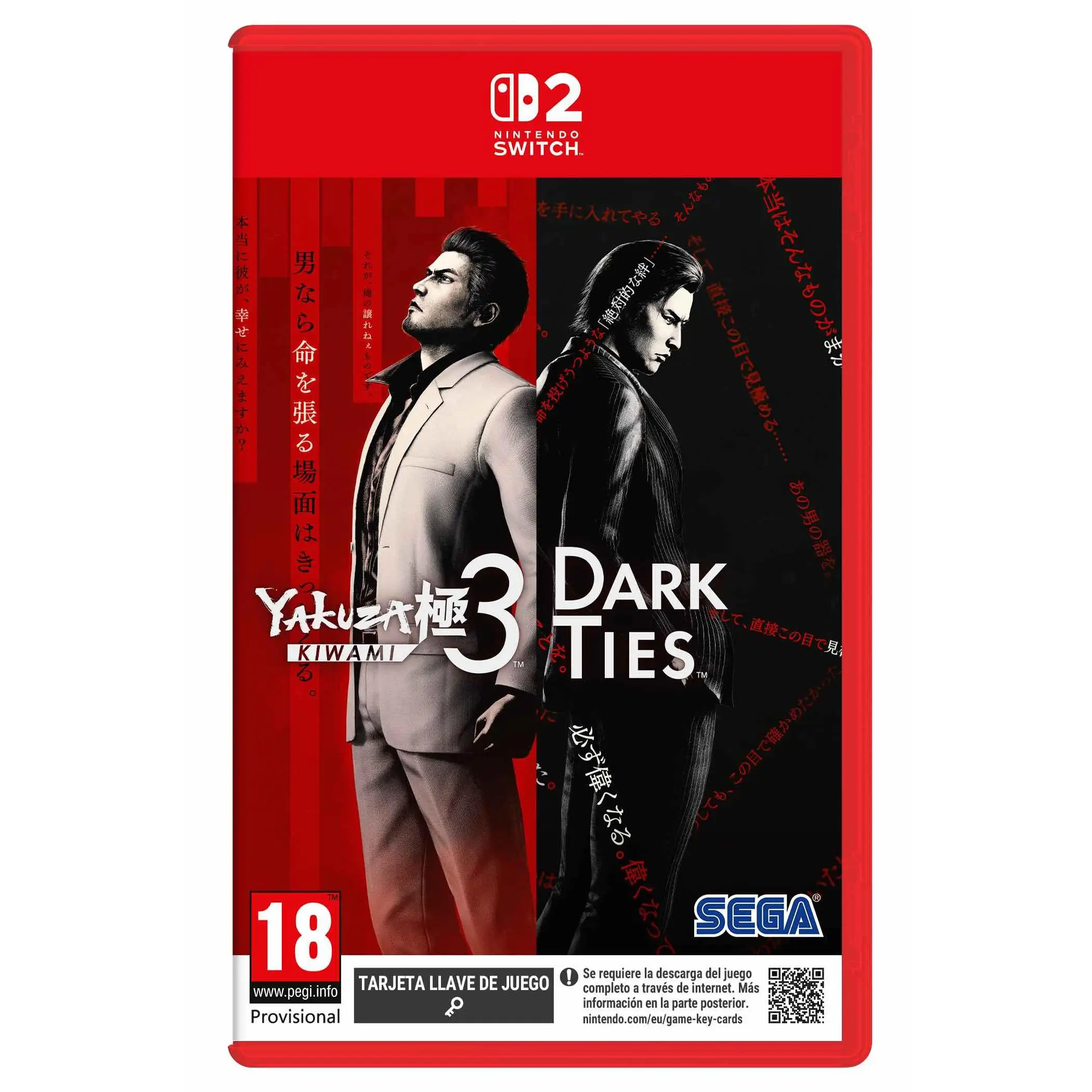 Yakuza Kiwami 3 y Dark Ties - Nintendo switch 2 - Nuevo Precintado - PAL España