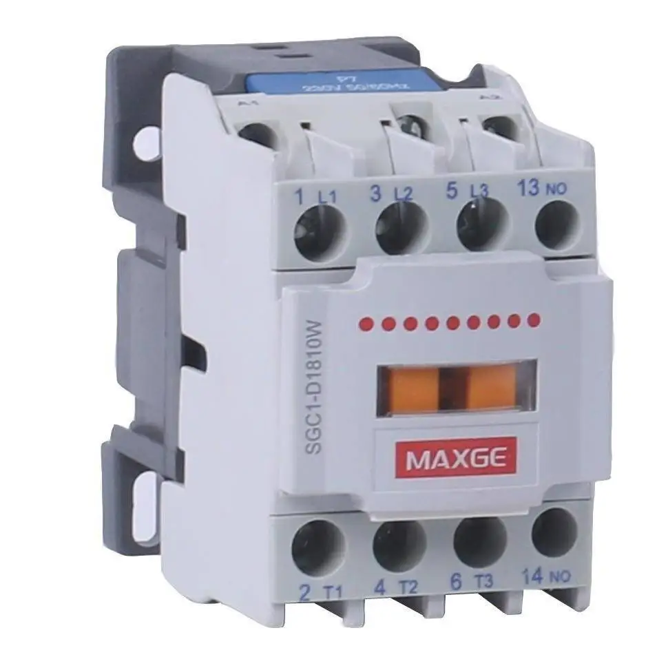 CONTACTOR INDUSTRIAL SGC1D 4,5kW - 12A, 3P+1NC