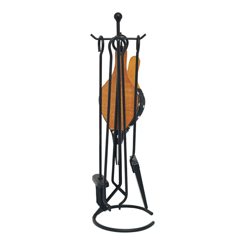 KIT DE CHIMENEA, NEGRO, 5 piezas, 20,5 x 66 cm