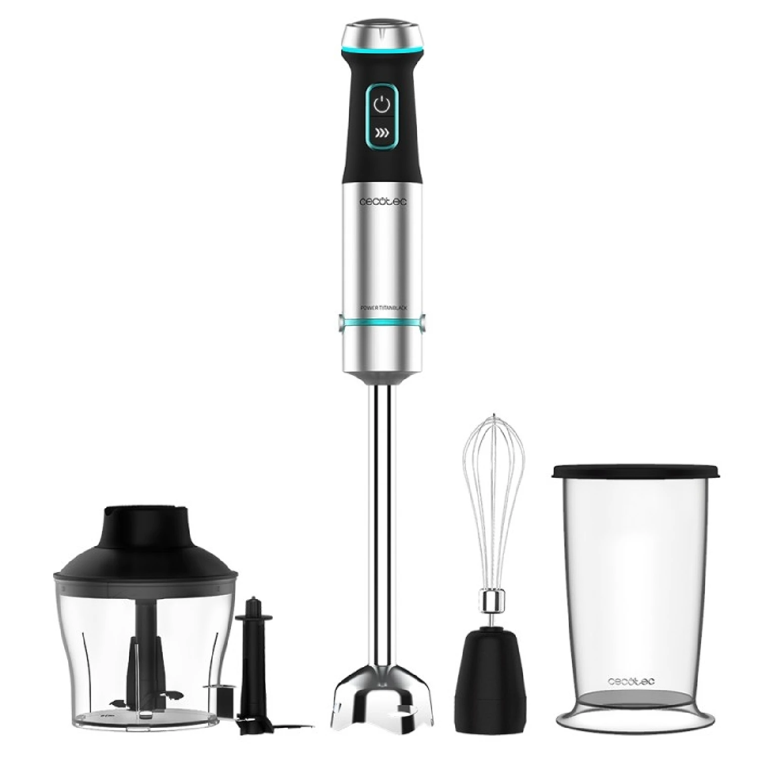 Cecotec Batidora De Mano Power Titanblack 1200 Xl Cream&Crush - Imagen 3