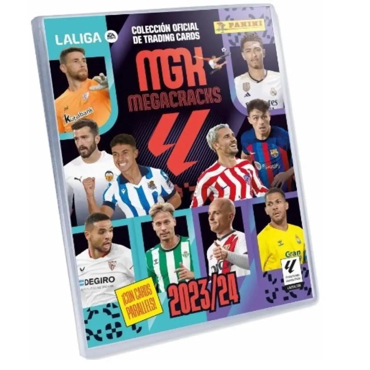 Megacracks 2023 empty 2024 filing cabinet (no envelopes, no cards/cards) from Panini Liga Ea sports MGK Megas Yamine Lamal