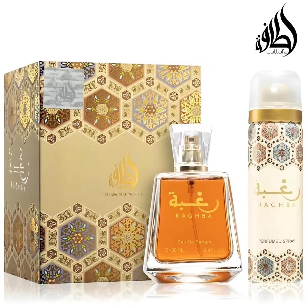 Lattafa Raghba Eau de Parfum 100ml + deodorant gift