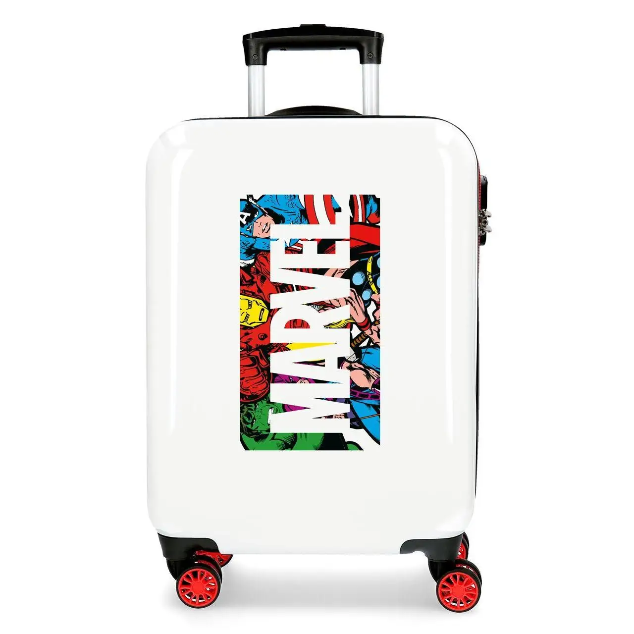 Maleta de cabina Marvel Action blanco 55x38x20cm
