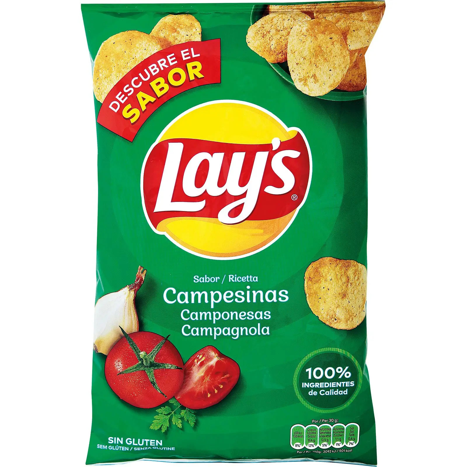 PACK de 12 - Lay´s patatas fritas sabor campesinas 12 x 150g PEPSICO