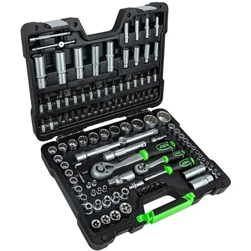 Caja de herramientas 113 piezas vasos de 12 caras JBM 54036 JBM