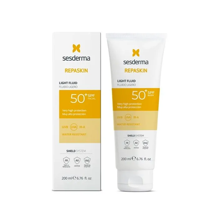 SESDERMA REPASKIN FLUIDO LIGERO CORPORAL SPF50+ 200 ML