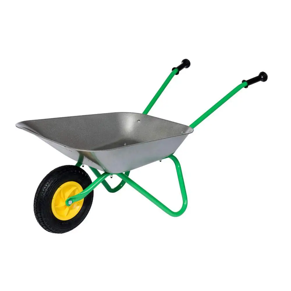 Rolly Toys-stable and durable metal wheelbarrow for children-plastic tires-loadable up to 25 Kg