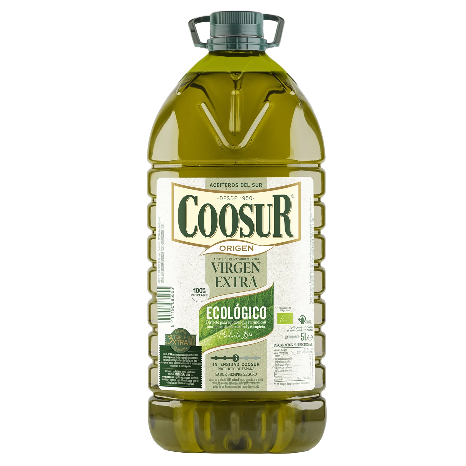 Coosur Aceite de oliva virgen extra Ecológico 5L