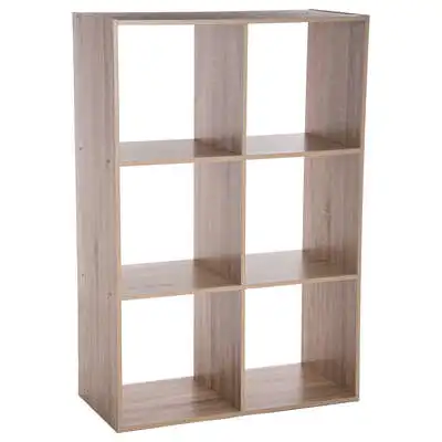 Factory Cuadros - Estantería Natural Teo - Madera 100.5x67.5cm - Organización Fácil | Diseño Natural