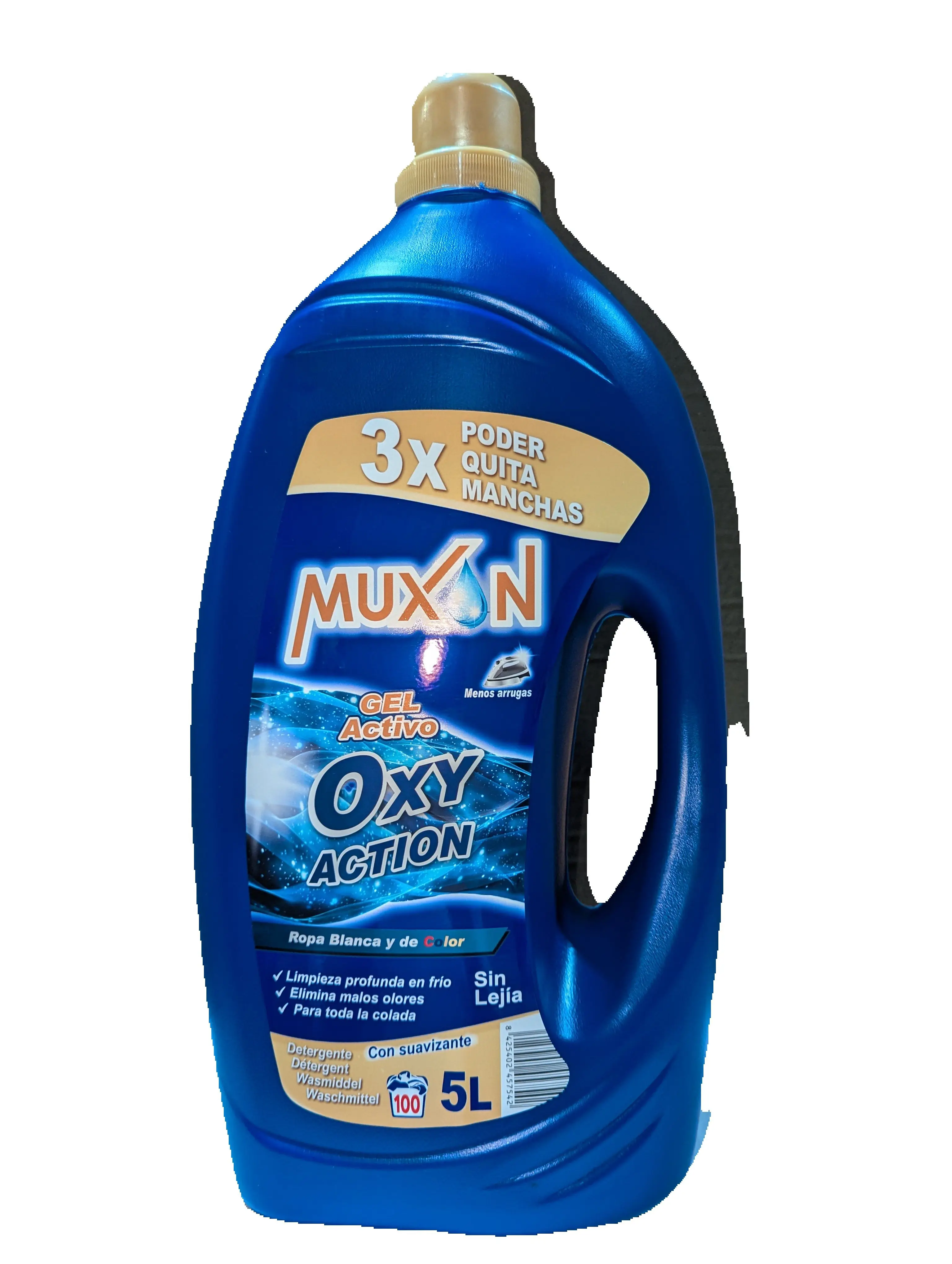DETERGENTE LIQUIDO QUITA MANCHAS GEL ACTIVO OXY ACTION 5L