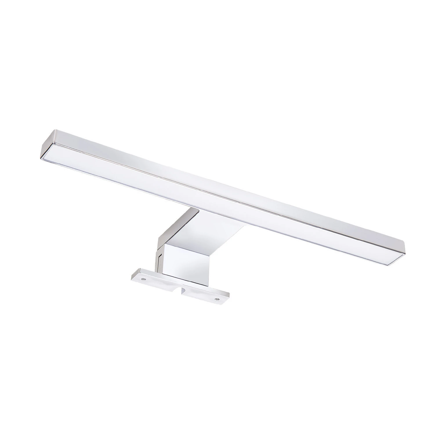 Ledkia Aplique Espejo Baño 5W Plata Carl - Diseño Moderno y Resistente a la Humedad