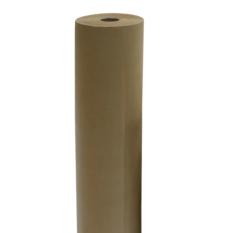 Dronpaper Bobina de Papel Kraft Marrón Grueso de 70- 80 Cm. Ancho y 100 ML. - Limpieza de Jaulas- Higiénico- Absorbente