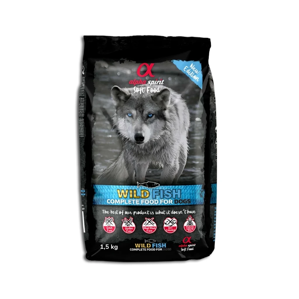ALPHA SPIRIT – Wild Fish – Pienso SemiHumedo para Perros Adultos de Todas las Razas