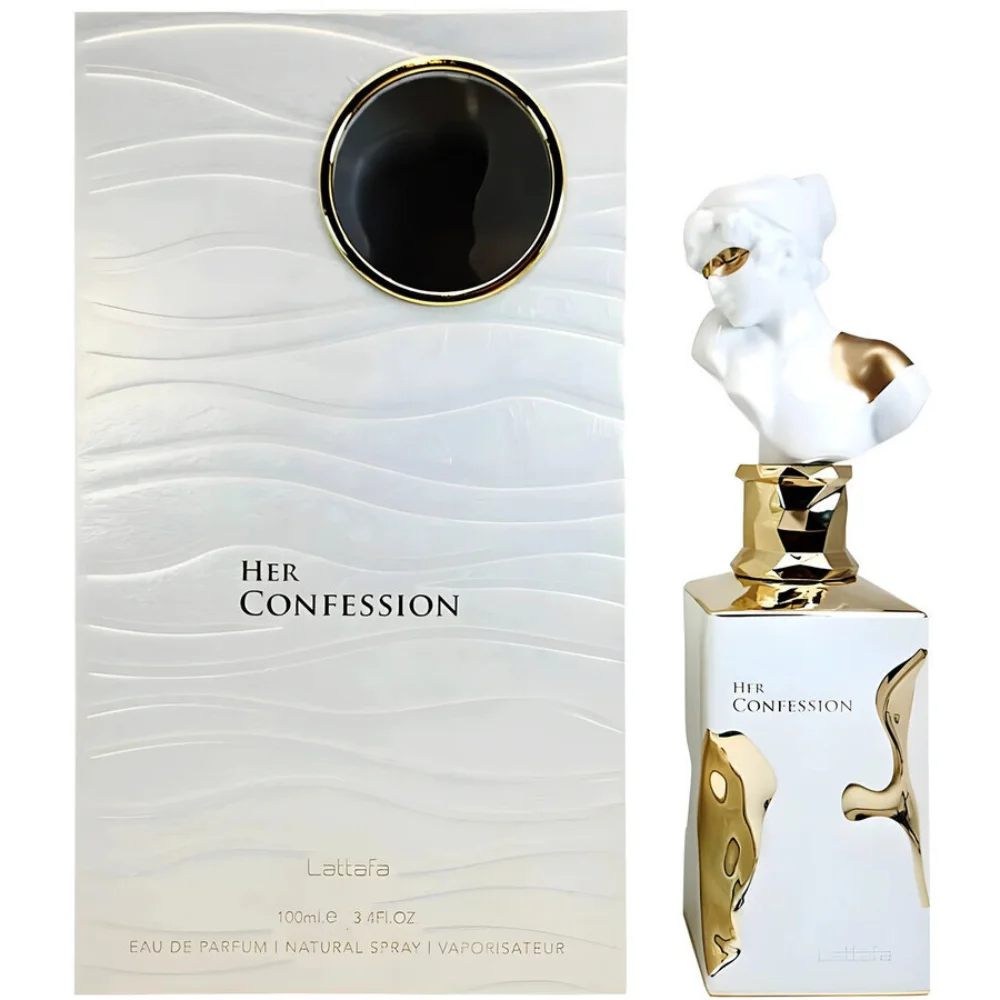Perfume Árabe Her Confession Lattafa EDP 100ml | Femenino con Notas Florales y Orientales | Elegante, Sensual y Duradero