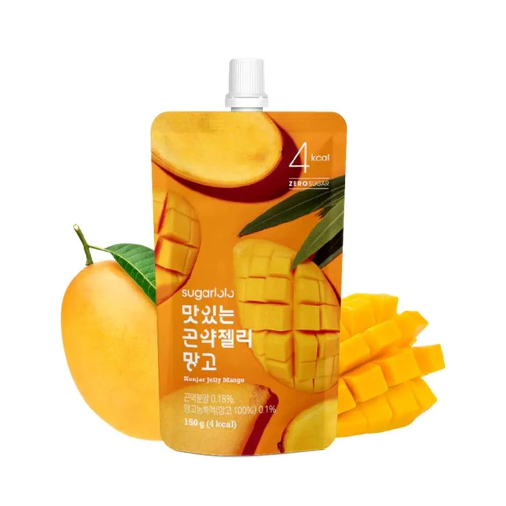 Konjac Jelly Mango Sugarlolo 150G – Gelatina Coreana Sabor Mango con Textura Suave y Delicada | Postre Refrescante Listo para Disfrutar