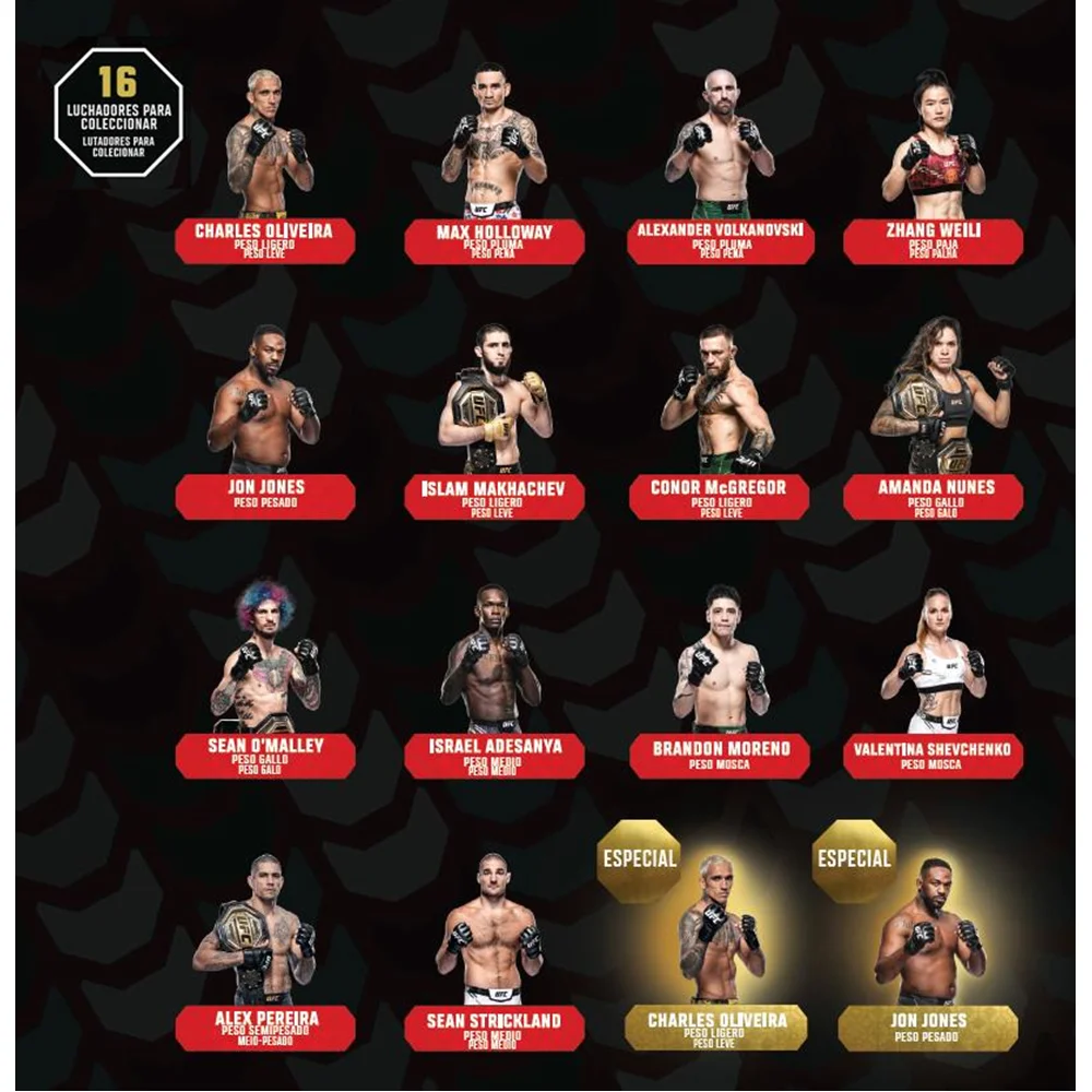 Articulated figure ufc punching bag 7.5 cms + fighting set (bizak 64119015)