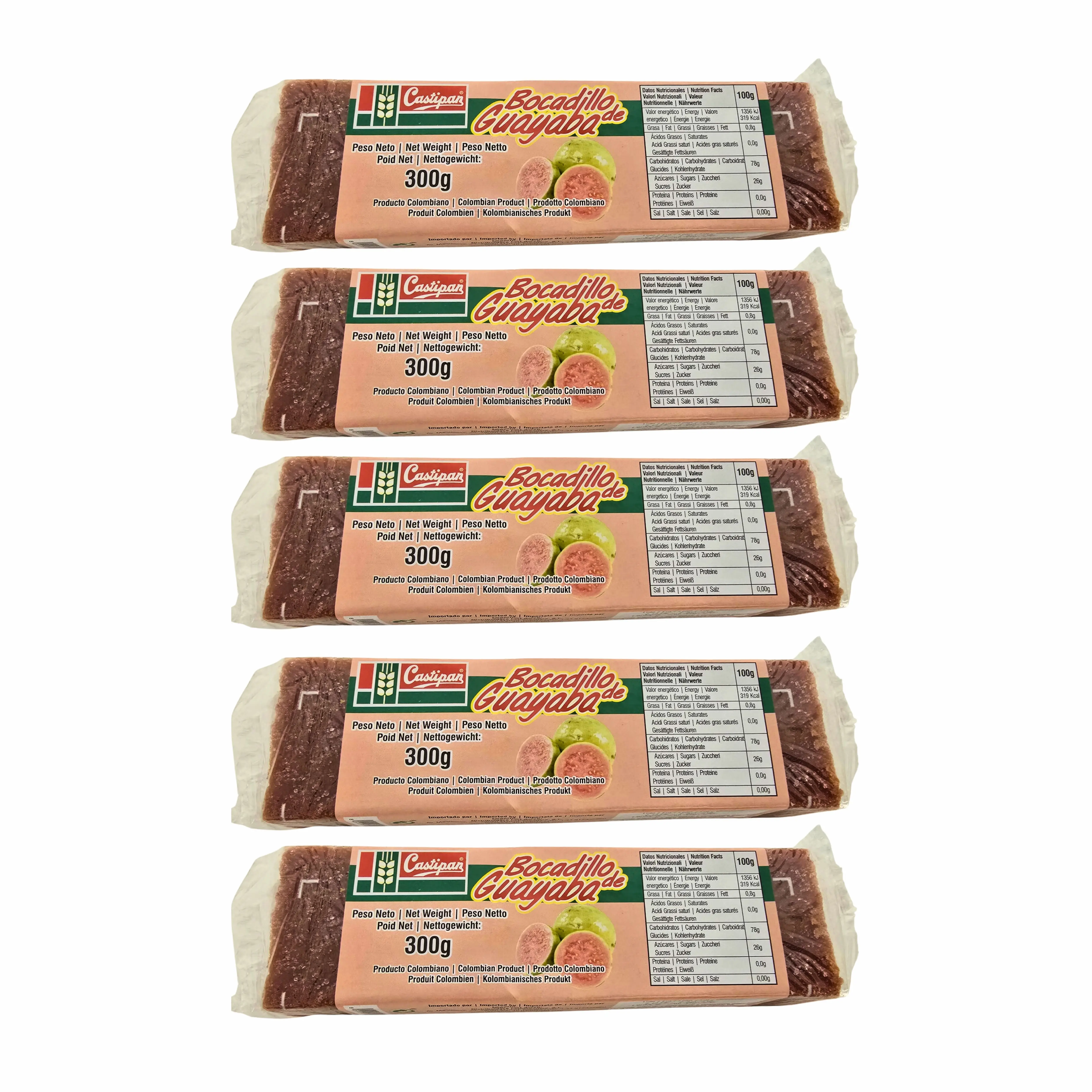 BOCADILLO DE GUAYABA 300G. CASTIPAN DE COLOMBIA
