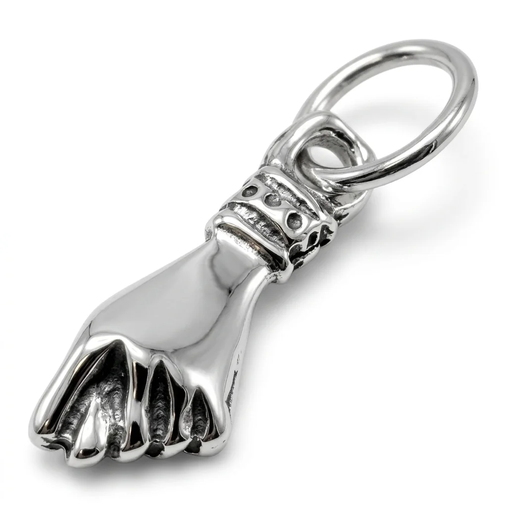 Colgante Puño Higa en Plata Ley 925 – Amuleto Protección