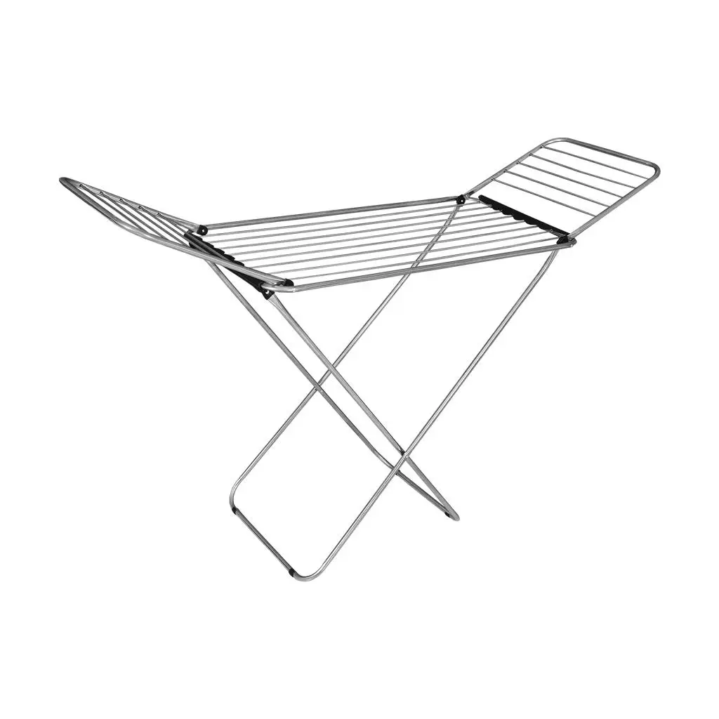 Cofan Tendedero de Suelo Plegable en Acero Inoxidable y Polipropileno | Medidas 51 X 177 X 90 X 108 Cm