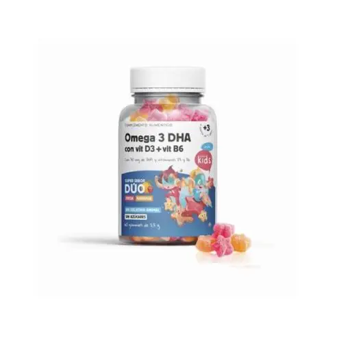 HERBORA OMEGA 3 DHA 60 Gummies    Complementos Alimenticios para el Descanso y la Relajación
