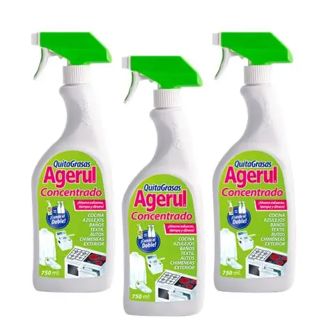 Agerul Quitagrasas Concentrado pack 3 udes. Pulverizador 750 ml.