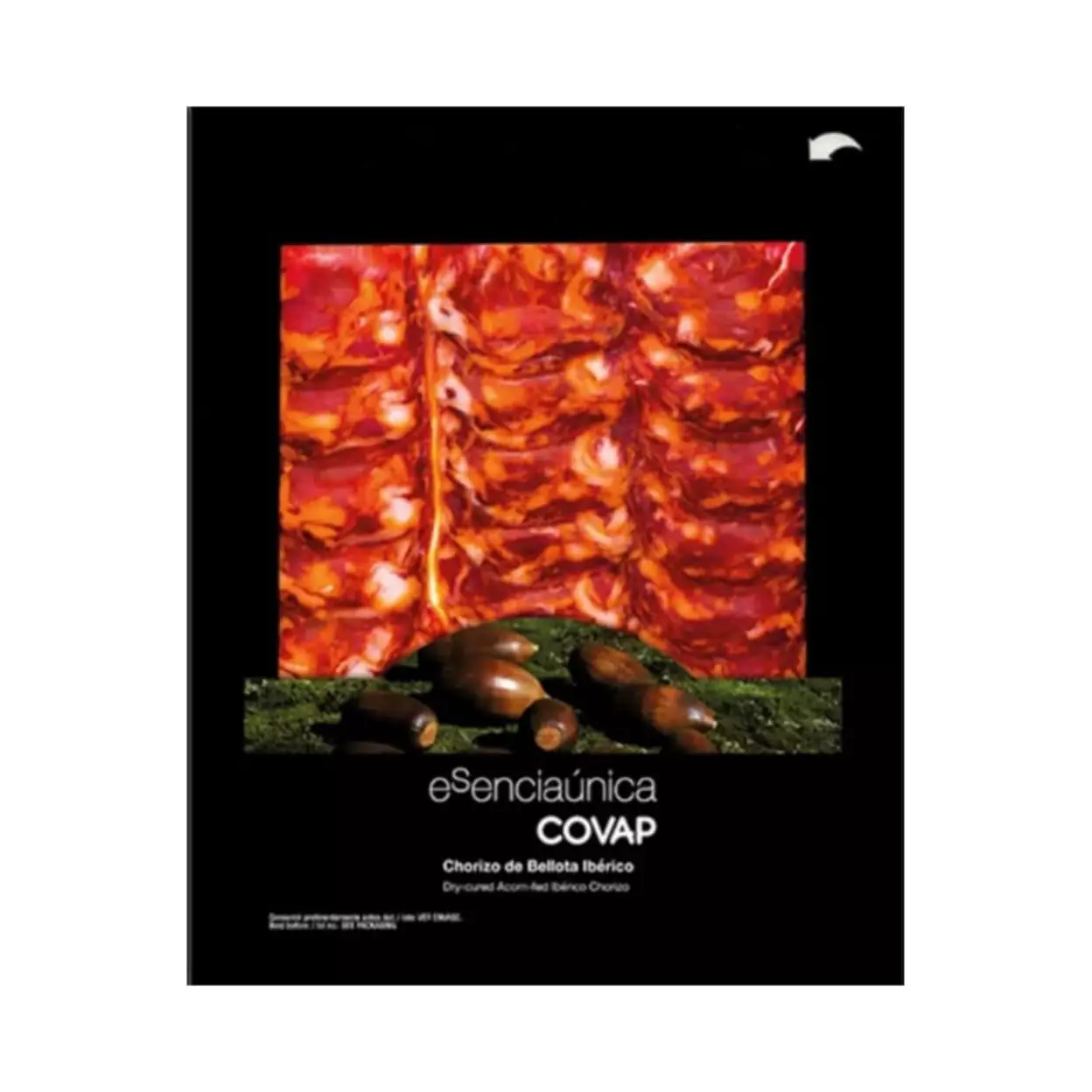 CHORIZO DE BELLOTA IBERICO o SALCHICHON DE BELLOTA IBERICO COVAP 60G. - 60G x 5U TOTAL 300GR.