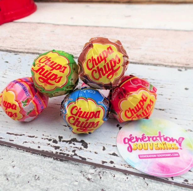 Chupa chups the best of assorted stick candies gluten free bag 120 count