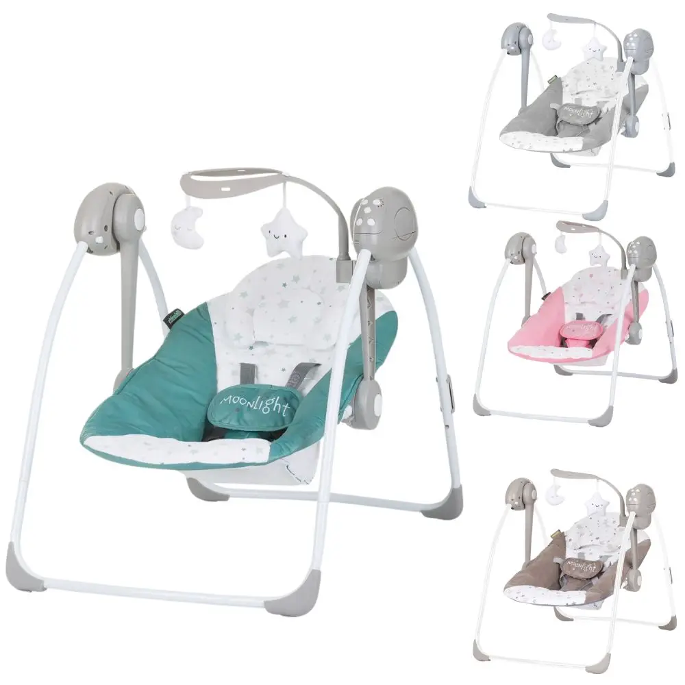 CHIPOLINO Columpio eléctrico para bebé MOONLIGHT de Chipolino