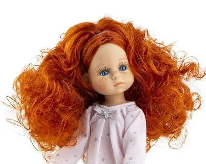 Doll Paula 21 cm, Paola Reina - High-quality metal doll for children, CE certified, perfect for imaginative play with doll clothes and accessories.