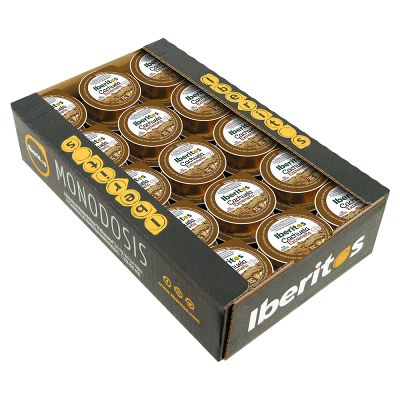 IBERITOS Cachuela extremeña en monodosis de 23grs - Pack 45 uds