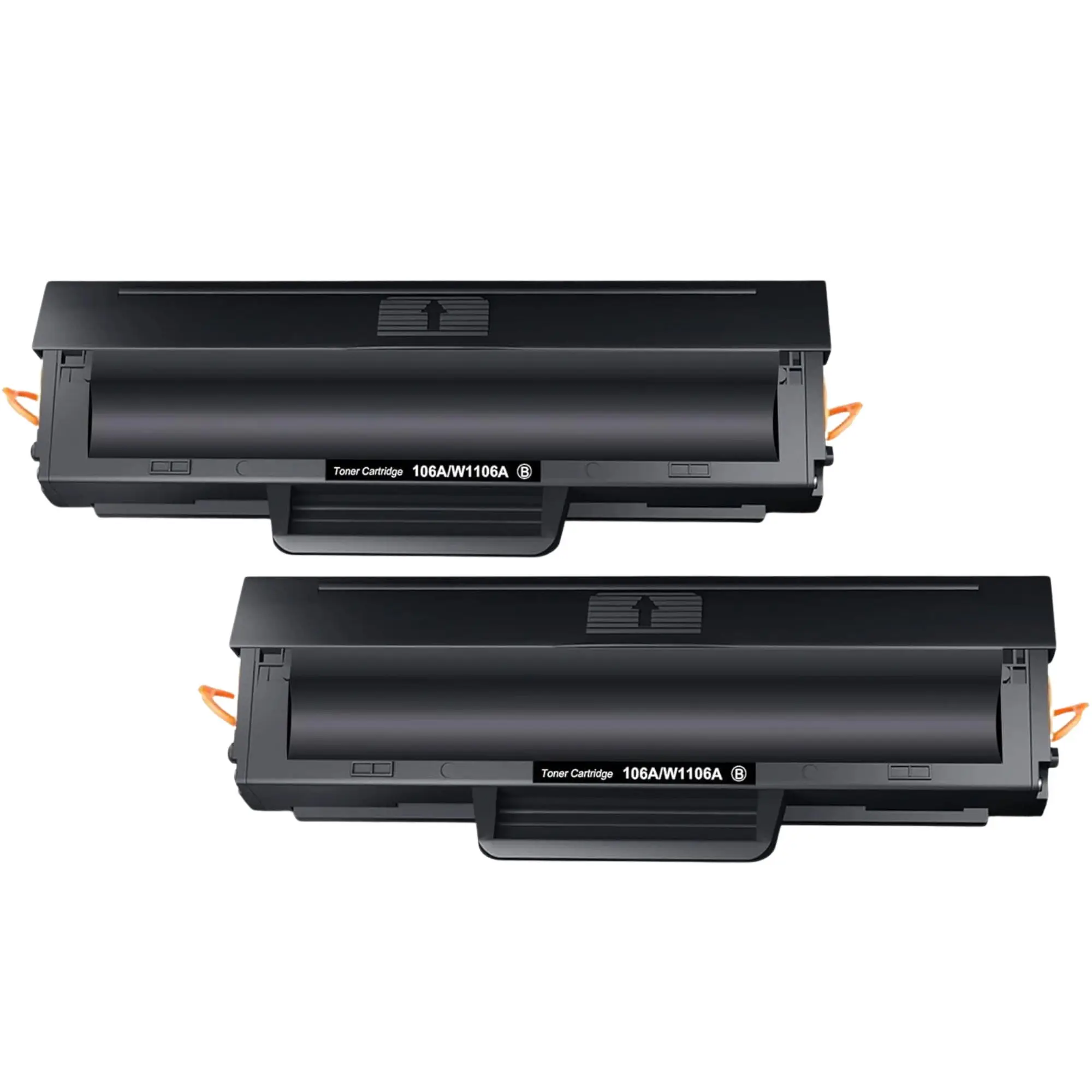 2 Toner Compatibles para HP W1106A / 106A Negro CON CHIP para HP Laser 107a, 107w / MFP 135a, 135w, 137fnw