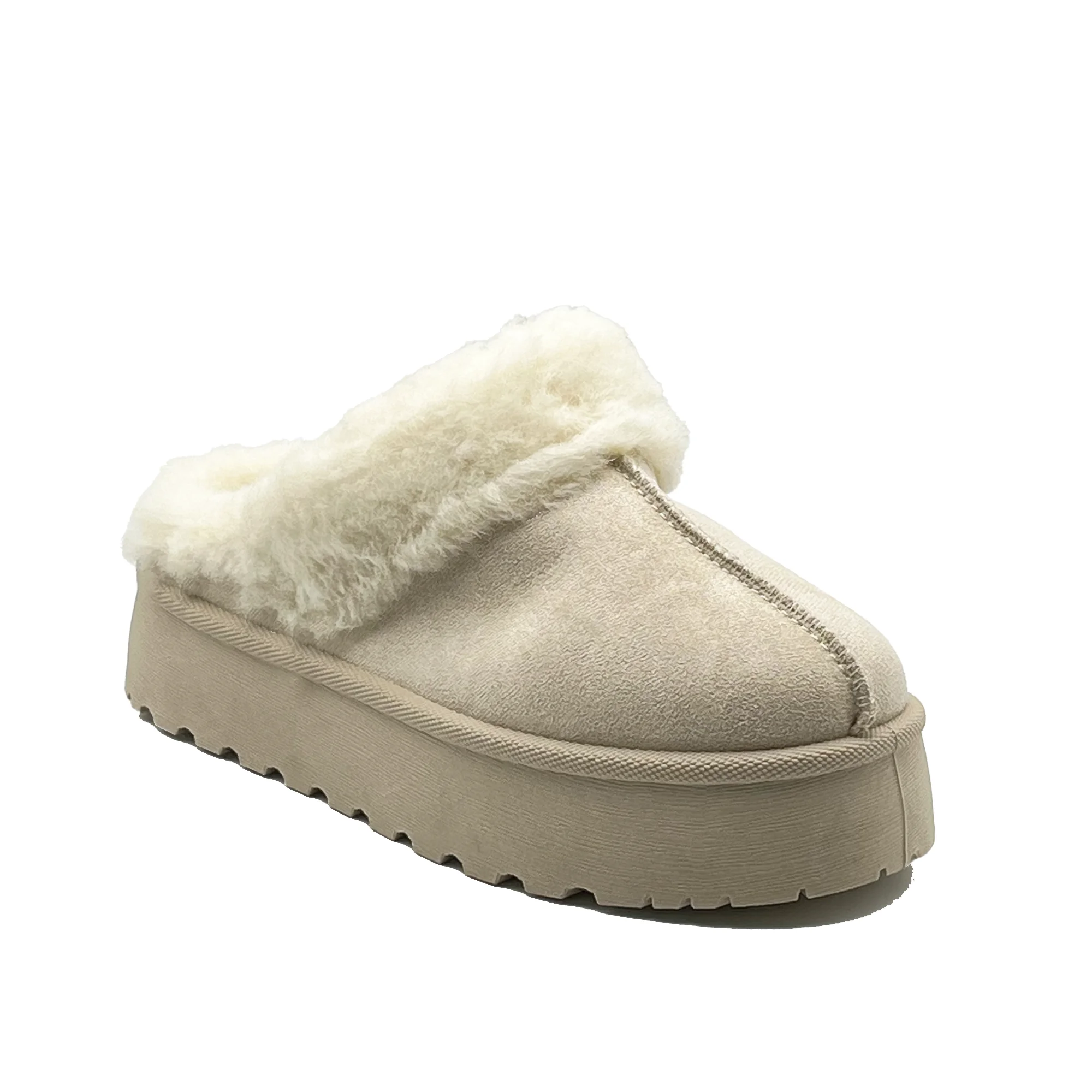 JZ Hermanos Zapatillas Calientes de Fieltro y Algodón – Zapatillas de Invierno para Mujeres con